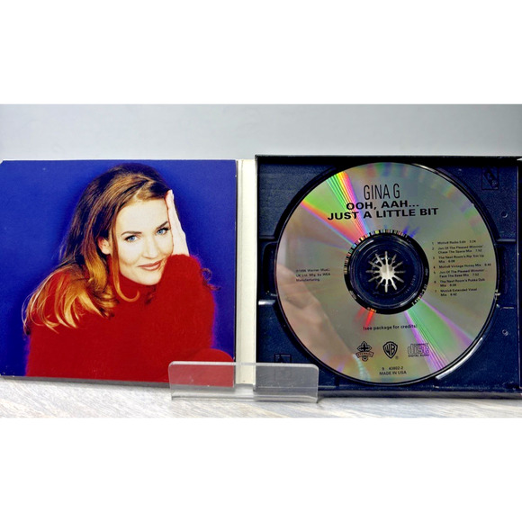 Gina G – Ooh Aah… Just a Little Bit (CD Single, 1996, Warner Bros.) - Picture 3 of 5